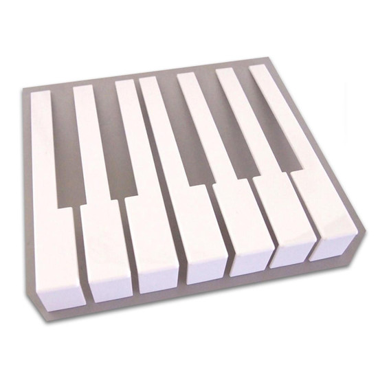 German Piano Keytops with Attached Fronts - Light Cream Schaff Piano Supply Howard Piano Industries