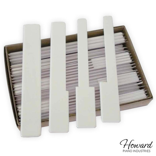 White Piano Keytops without fronts - One Octave Vagias Ventures Howard Piano Industries