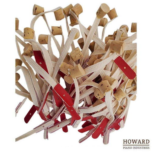 Piano Cork Bridle Straps – Set of 90