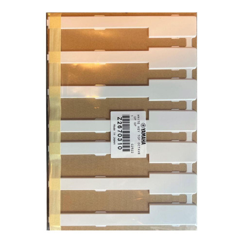 Piano Keytops for Yamaha Uprights and Small Grands - One Octave